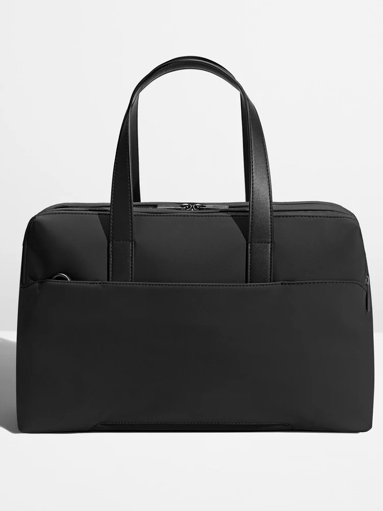 Away Everywhere Bag Black Nylon Briefcase Tote Classic Work Travel Bag